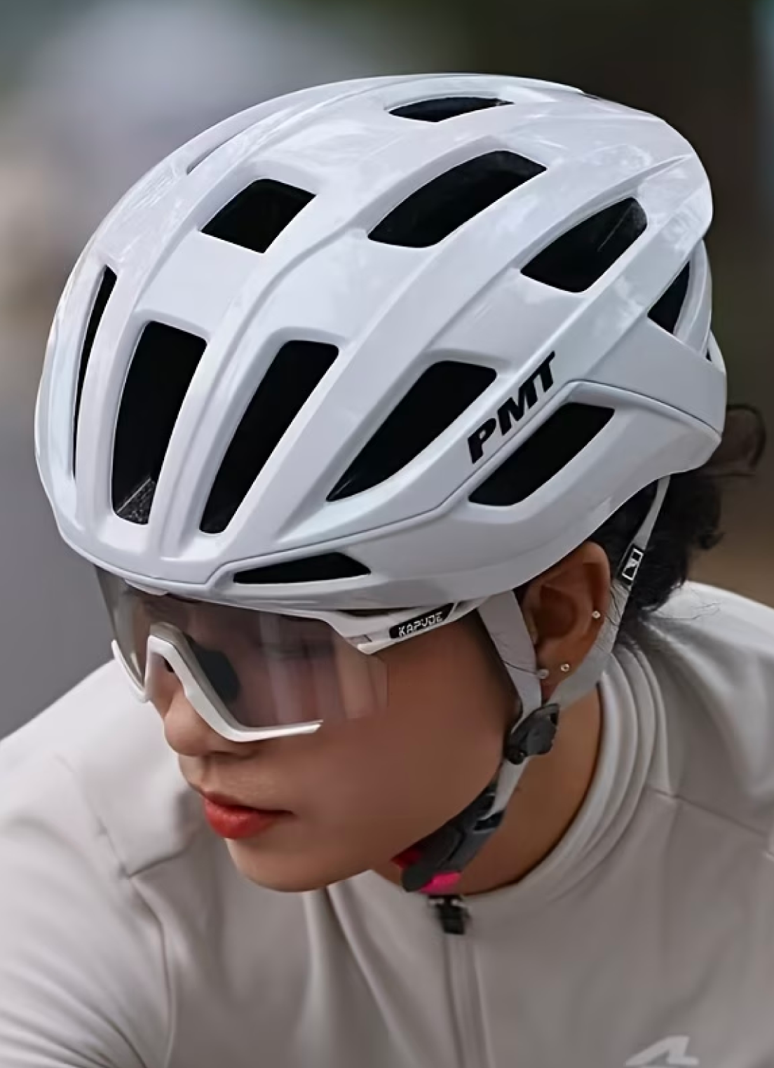 Casco de Ciclismo Premium Integral Moldeado de EPS - Celeste