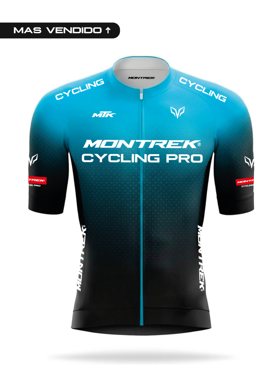 Maillot de Ciclismo Cycling Pro - Manga Corta Azul