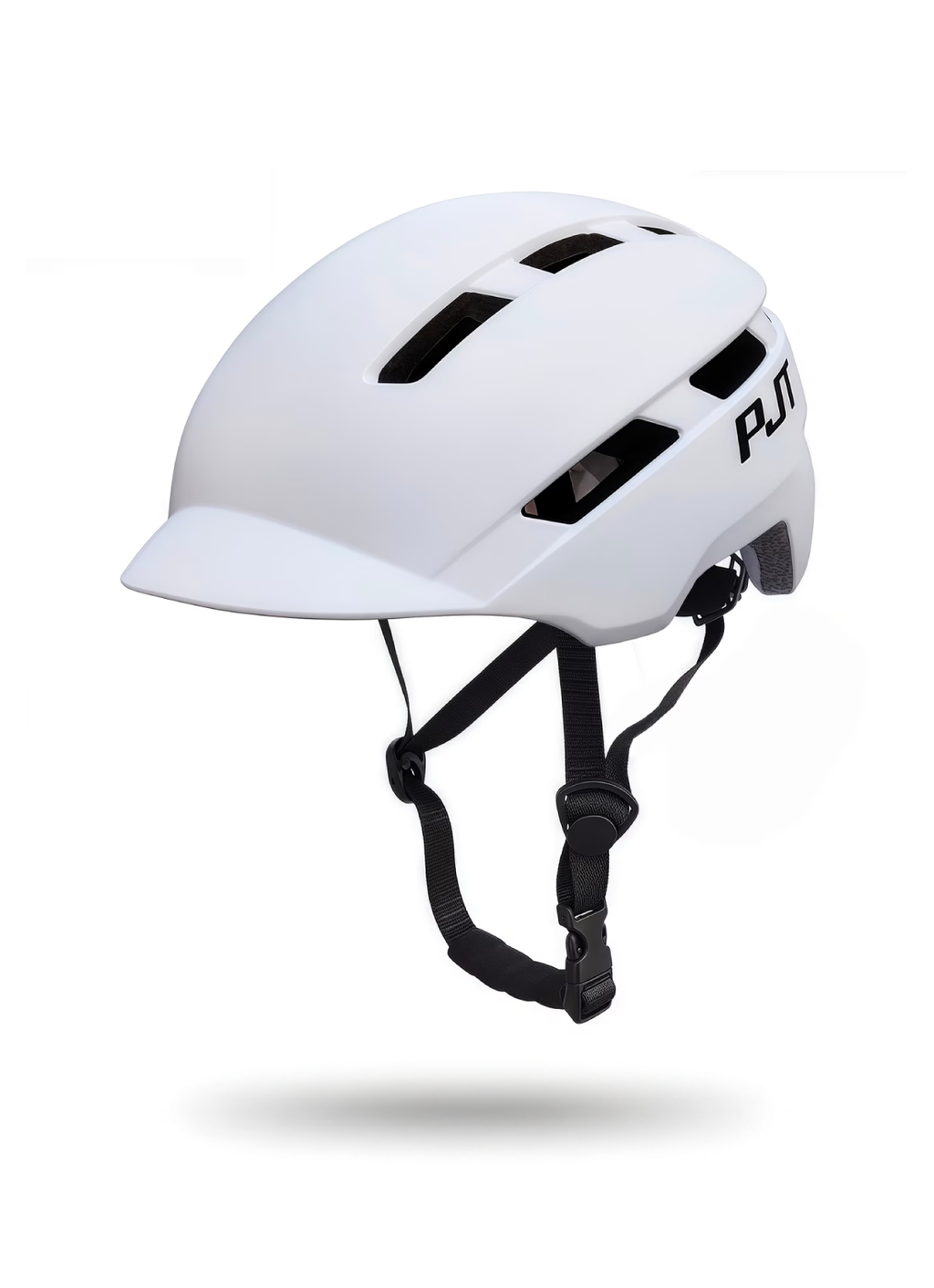 Casco de Ciclismo con Ala Integrada - Blanco