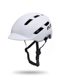 Casco de Ciclismo con Ala Integrada - Blanco