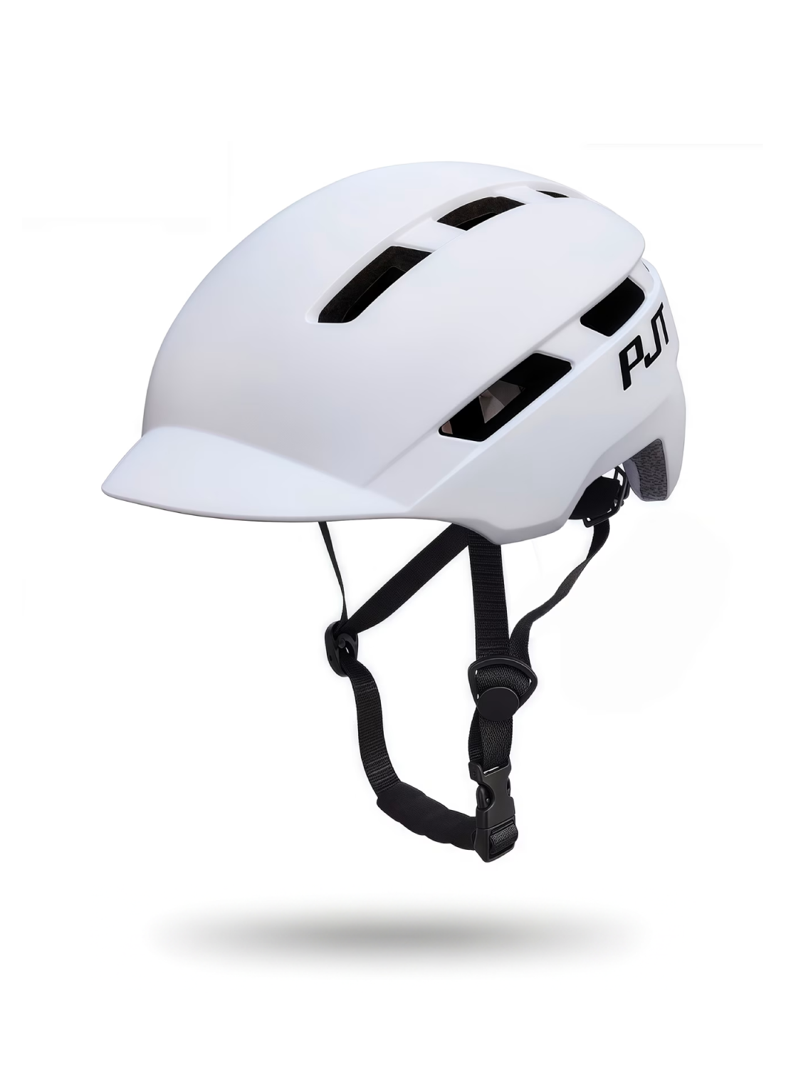 Casco de Ciclismo con Ala Integrada - Blanco